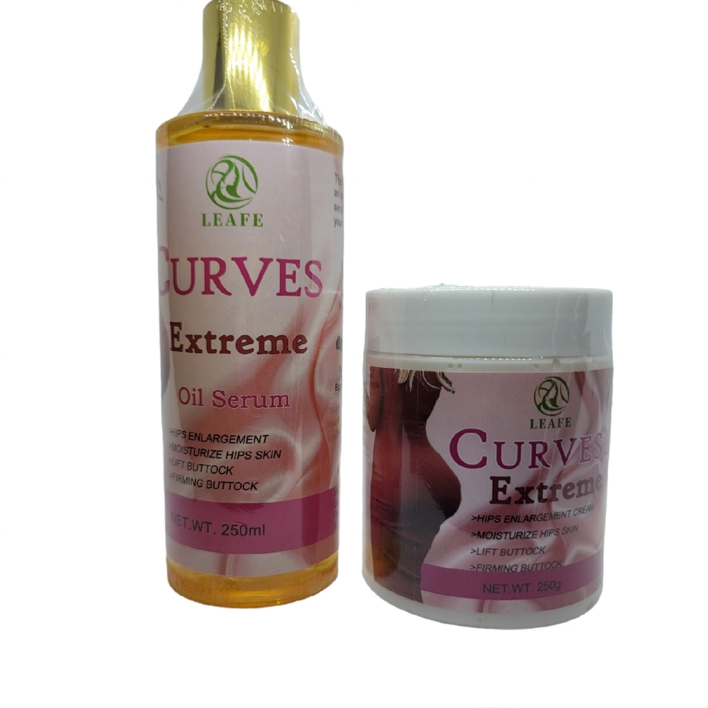 Curves oil and cream set